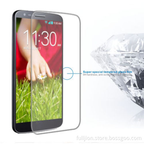 0.15mm/0.2mm/0.33mm/0.4mm anti-crack tempered glass screen protector for LG G2